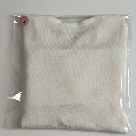 Theory White Open Front Cardigan Sweater L - Picture 8 of 8